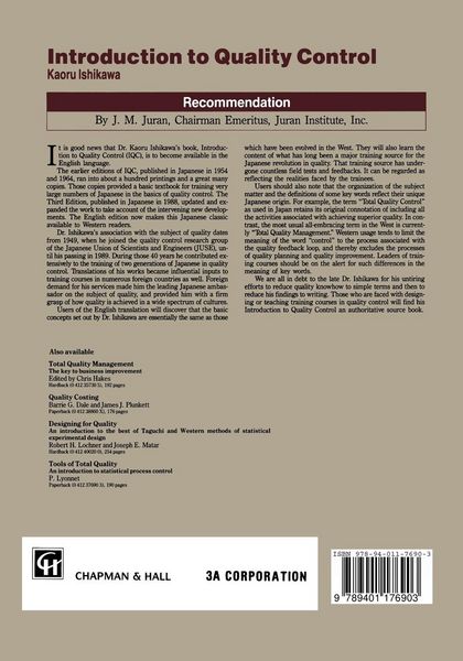 Produktbild: Introduction to Quality Control