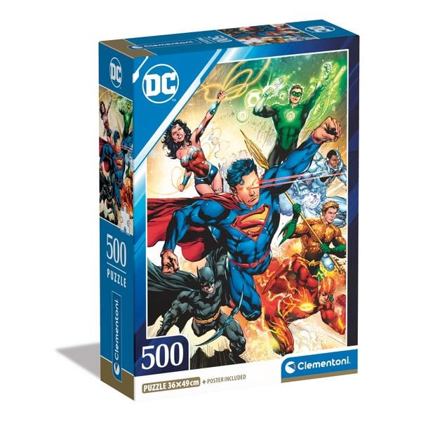 Puzzle DC Comics Compact Gerechtigkeits-Liga 500 Teile