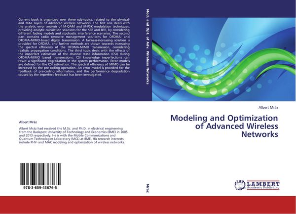 Produktbild: Modeling and Optimization of Advanced Wireless Networks