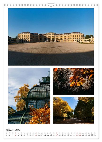 Produktbild: Schloss Sch&ouml;nbrunn im Wandel der Jahreszeiten (Wandkalender 2026 DIN A3 hoch), CALVENDO Monatskalender