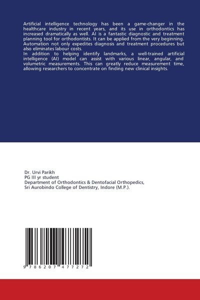 Produktbild: Artificial Intelligence in Orthodontics