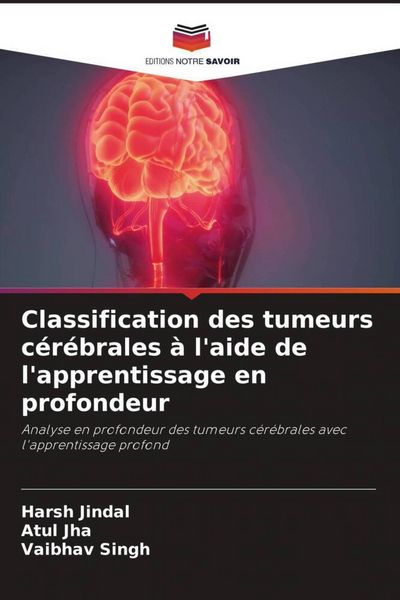 Produktbild: Classification des tumeurs c&eacute;r&eacute;brales &agrave; l'aide de l'apprentissage en profondeur
