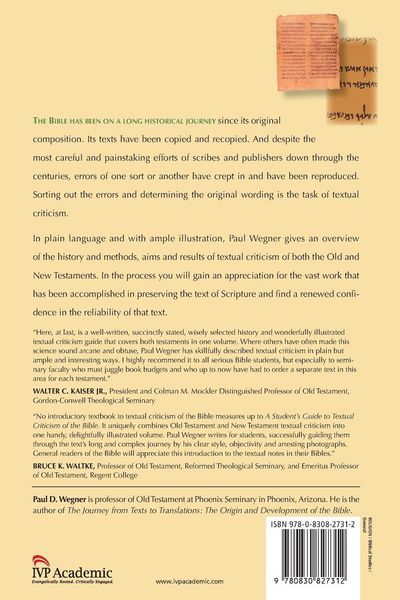 Produktbild: A Student's Guide to Textual Criticism of the Bible
