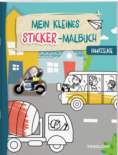 Produktbild: Mein kleines Sticker-Malbuch. Fahrzeuge