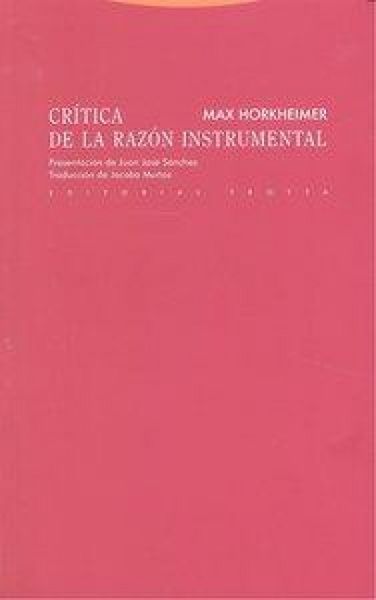 Produktbild: Cr&iacute;tica de la raz&oacute;n instrumental