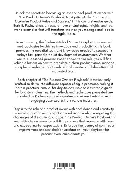 Produktbild: The Product Owner&rsquo;s Playbook