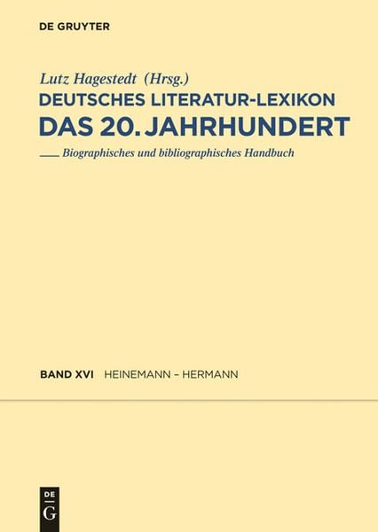 Produktbild: Deutsches Literatur-Lexikon. Das 20. Jahrhundert / Heinemann - Henz