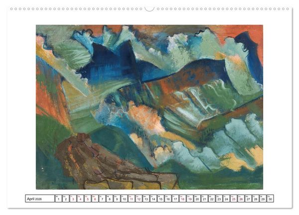 Produktbild: August Babberger (Wandkalender 2026 DIN A2 quer), CALVENDO Monatskalender