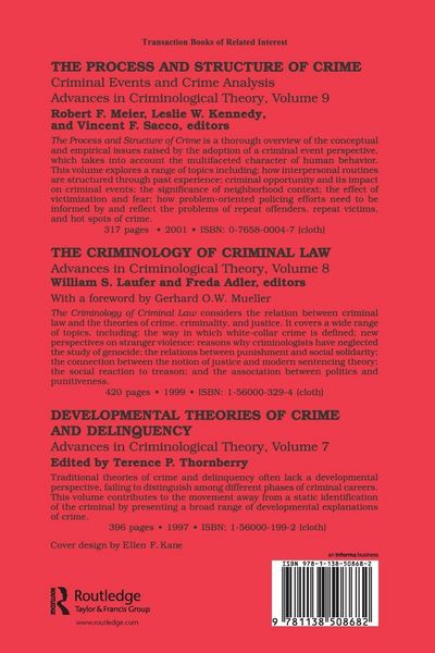 Produktbild: Crime and Social Organization