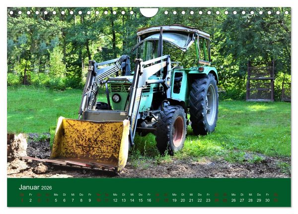 Produktbild: TRECKER-SCHLEPPER. Unverzichtbare Helfer in der Landwirtschaft (Wandkalender 2026 DIN A4 quer), CALVENDO Monatskalender