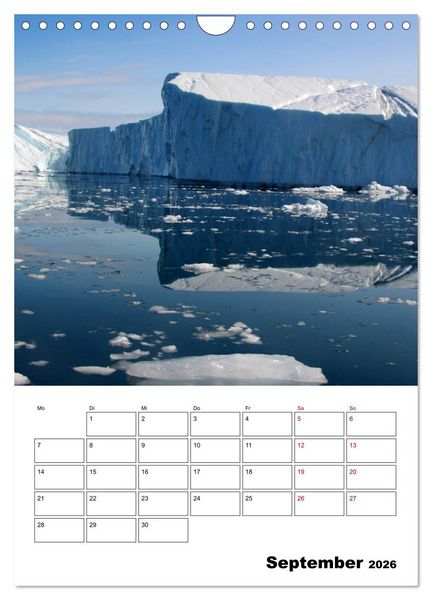 Produktbild: Die Eisberge von Ilulissat (Wandkalender 2026 DIN A4 hoch), CALVENDO Monatskalender