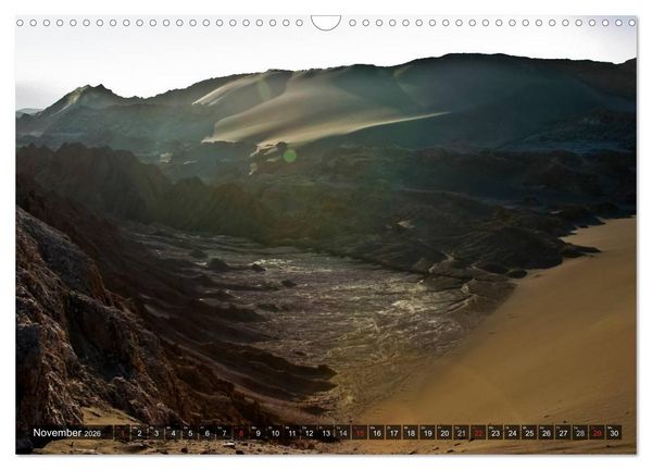 Produktbild: Atacama W&uuml;ste - Landschaften der Extreme (Wandkalender 2026 DIN A3 quer), CALVENDO Monatskalender