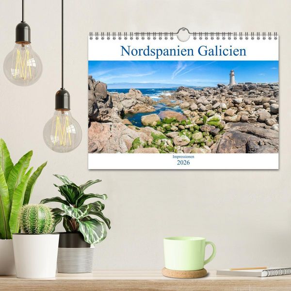 Produktbild: Nordspanien Galicien (Wandkalender 2026 DIN A4 quer), CALVENDO Monatskalender