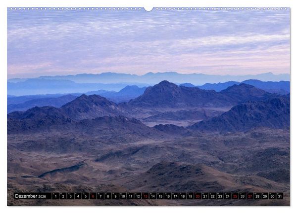 Produktbild: Sinai - Landschaft aus Fels und Sand (hochwertiger Premium Wandkalender 2026 DIN A2 quer), Kunstdruck in Hochglanz