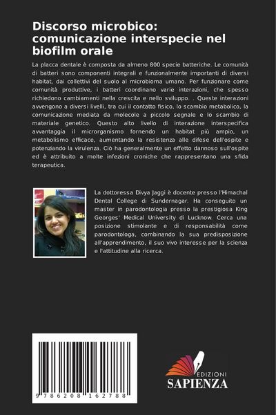 Produktbild: Discorso microbico: comunicazione interspecie nel biofilm orale