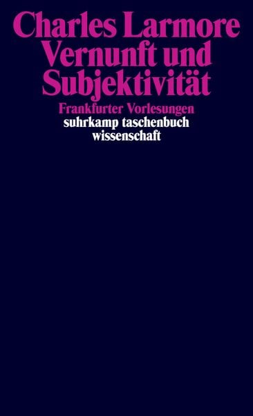 Produktbild: Vernunft und Subjektivit&auml;t