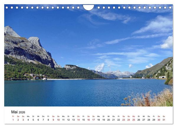 Produktbild: Wundersch&ouml;ne Landschaften in den Alpen (Wandkalender 2026 DIN A4 quer), CALVENDO Monatskalender
