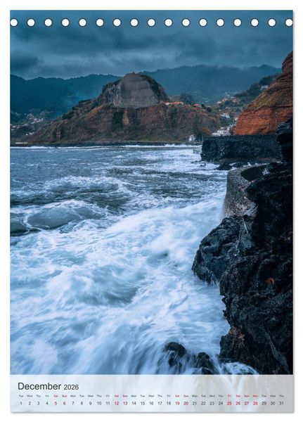 Produktbild: The Flower Island Madeira (Desk Calendar 2026 DIN A5 portrait), CALVENDO 12 Month DeskCalendar