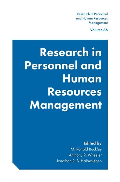 Produktbild: Research in Personnel and Human Resources Management