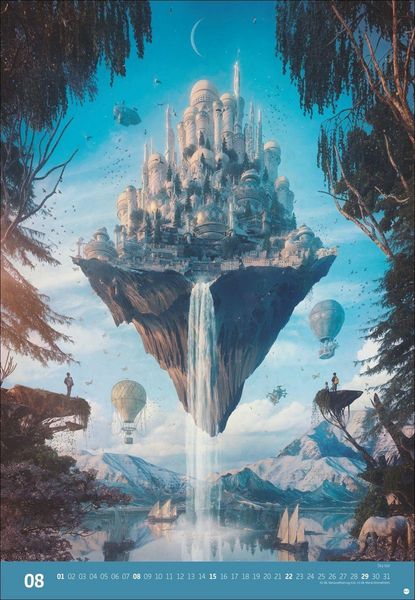 Produktbild: Gal Barkan: Future Cities Posterkalender 2027
