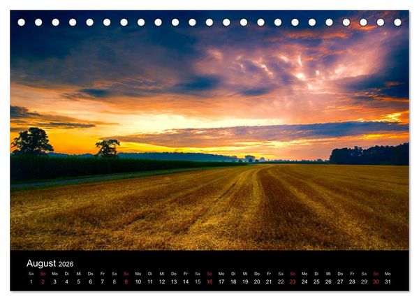 Produktbild: Die Farben des Niederrheins (Tischkalender 2026 DIN A5 quer), CALVENDO Monatskalender