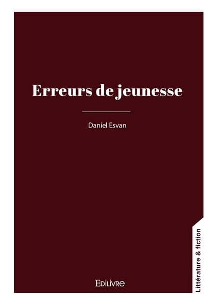 Produktbild: Erreurs de jeunesse
