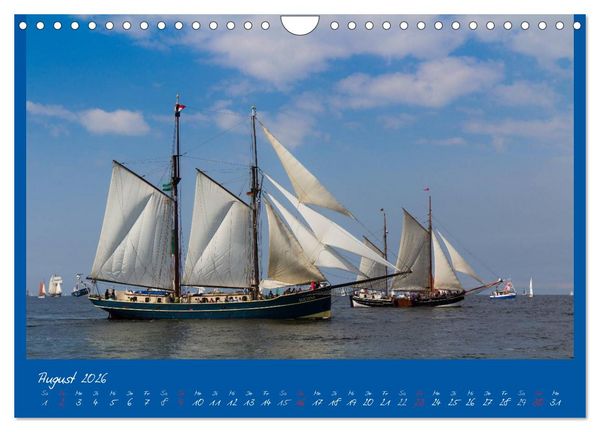 Produktbild: Unter Segeln (Wandkalender 2026 DIN A4 quer), CALVENDO Monatskalender
