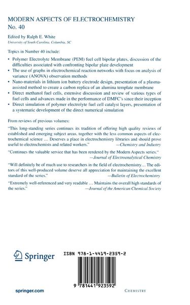 Produktbild: Modern Aspects of Electrochemistry 40
