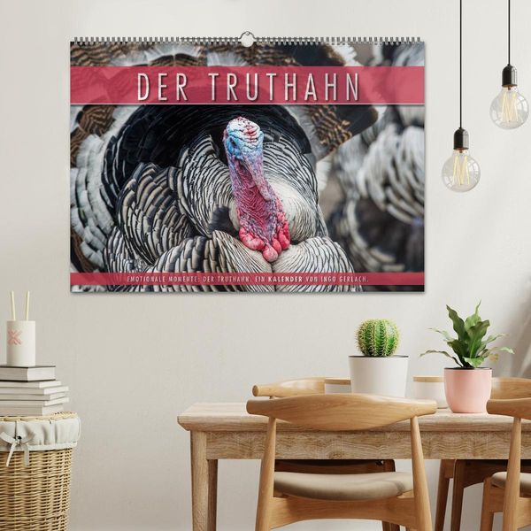 Produktbild: Emotionale Momente: Der Truthahn. (Wandkalender 2026 DIN A2 quer), CALVENDO Monatskalender
