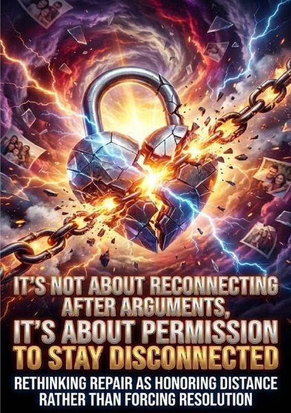 Produktbild: It's Not About Reconnecting After Arguments, It's About Permission to Stay Disconnected