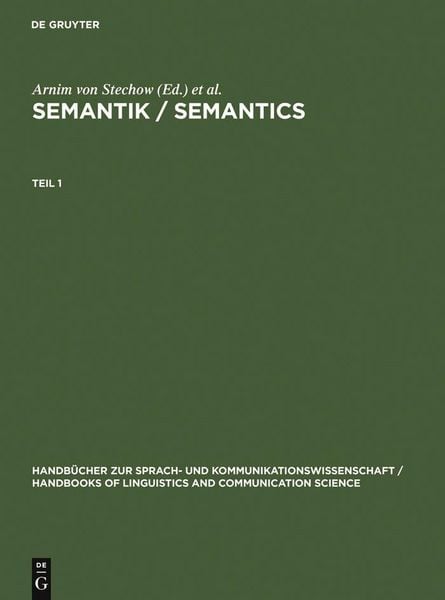 Produktbild: Semantik / Semantics
