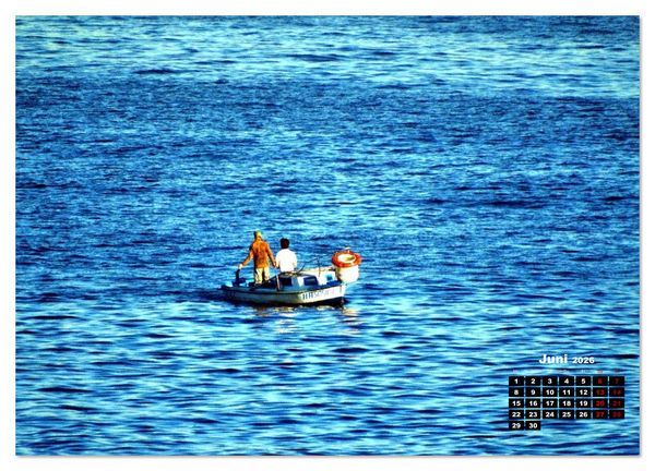 Produktbild: Pescadores - Fischer in Havanna (Wandkalender 2026 DIN A3 quer), CALVENDO Monatskalender