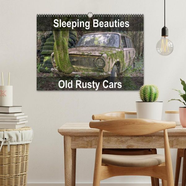 Produktbild: Sleeping Beauties Old Rusty Cars (Wall Calendar 2026 DIN A3 landscape), CALVENDO 12 Month Wall Calendar