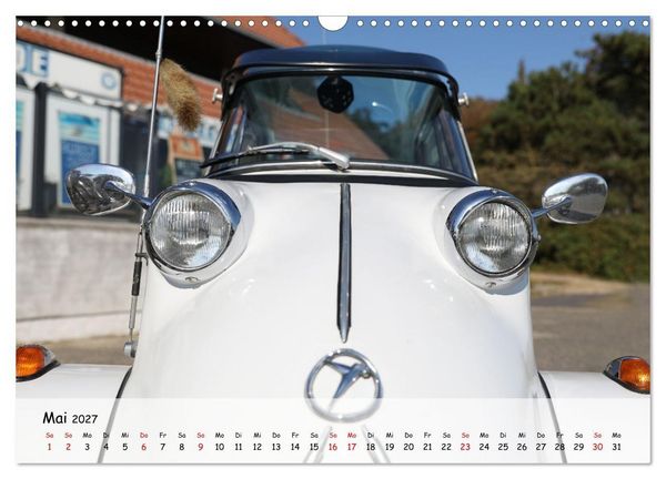 Produktbild: Messerschmitt Kabinenroller KR 200 Fahren unter dem Radar (Wandkalender 2027 DIN A3 quer), CALVENDO Monatskalender