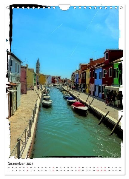 Produktbild: Einblicke in Burano (Wandkalender 2026 DIN A4 hoch), CALVENDO Monatskalender