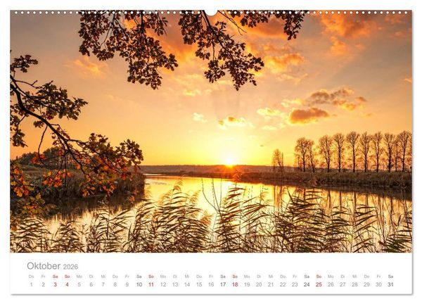Produktbild: Lichtreise durch Schleswig-Holstein (hochwertiger Premium Wandkalender 2026 DIN A2 quer), Kunstdruck in Hochglanz