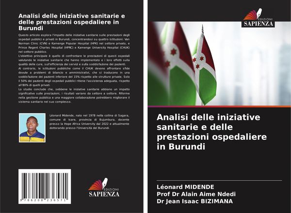 Produktbild: Analisi delle iniziative sanitarie e delle prestazioni ospedaliere in Burundi