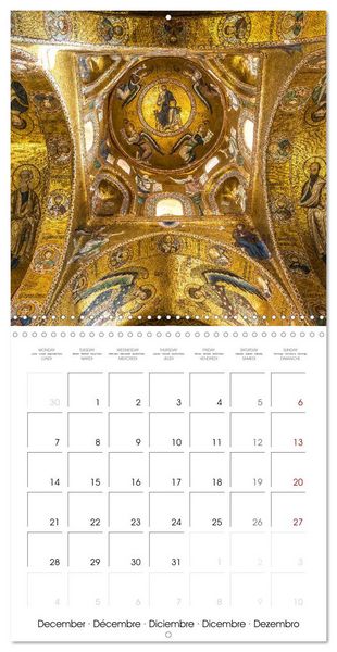 Produktbild: Italy - Sicily (Wall Calendar 2026 12 &times; 12 Inch) CALVENDO 12 Month Wall Calendar