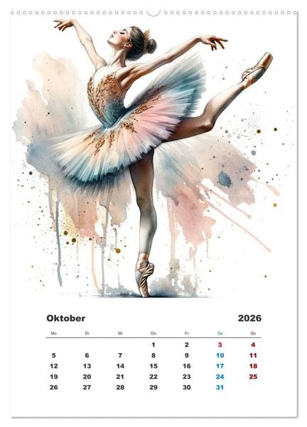 Produktbild: Tanz aus der Stille (Wandkalender 2026 DIN A2 hoch), CALVENDO Monatskalender