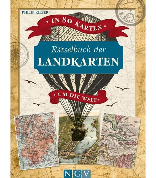 Produktbild: In 80 Karten um die Welt. R&auml;tselbuch der Landkarten. Logikr&auml;tsel f&uuml;r Erwachsene