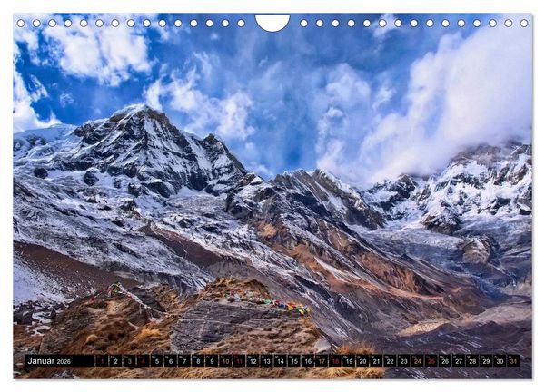 Produktbild: Nepal - das Dach der Welt (Wandkalender 2026 DIN A4 quer), CALVENDO Monatskalender