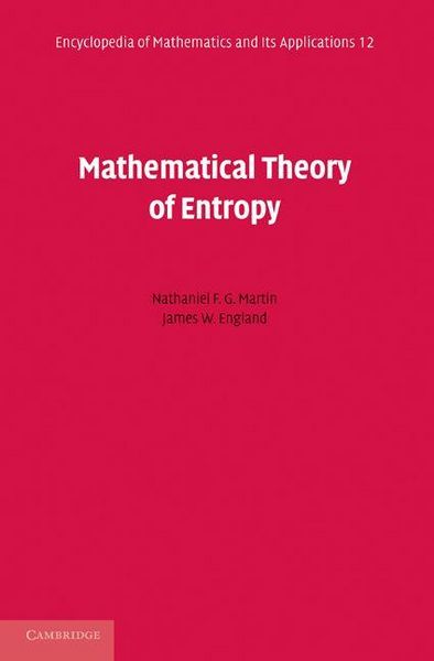 Produktbild: Mathematical Theory of Entropy