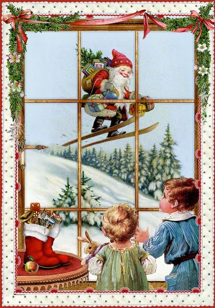 Produktbild: Mini-Adventskalender-Sortiment - Nostalgische Adventspost