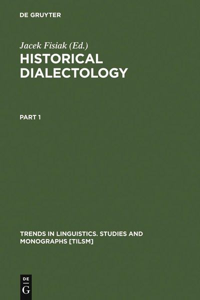 Produktbild: Historical Dialectology