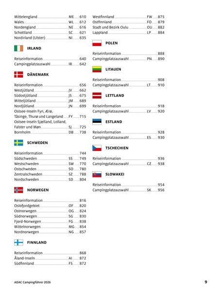 Produktbild: ADAC Campingf&uuml;hrer Deutschland/Nordeuropa 2026