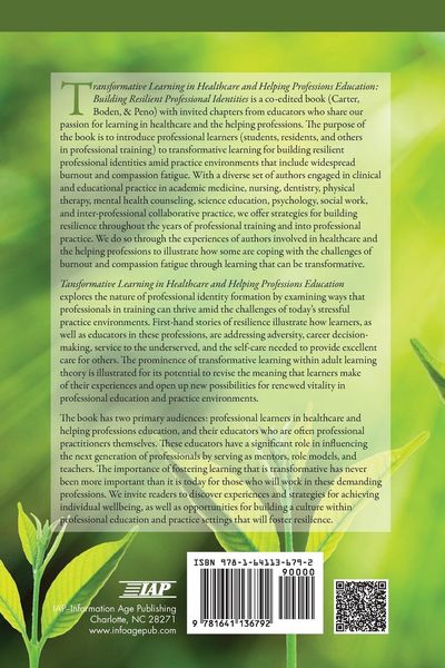 Produktbild: Transformative Learning in Healthcare and Helping Professions Education