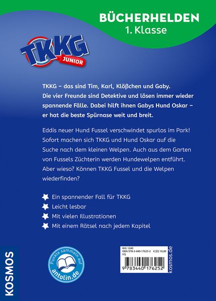 TKKG Junior, Bücherhelden 1. Klasse, Hilfe für die Welpen