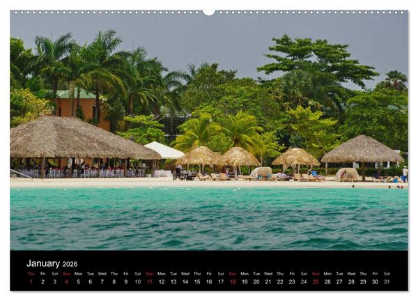 Produktbild: Jamaica Sun and Beaches (High Quality Premium Wall Calendar 2026 DIN A2 landscape),CALVENDO 12 Month Wall Calendar