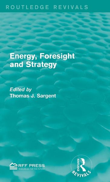 Produktbild: Energy, Foresight and Strategy