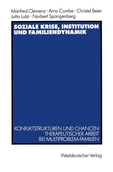 Produktbild: Soziale Krise, Institution und Familiendynamik